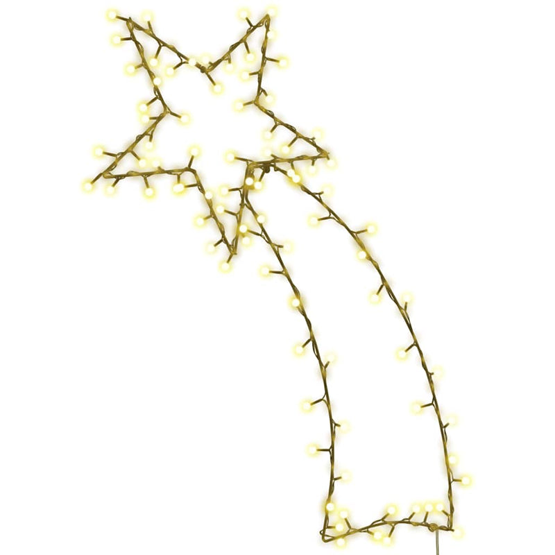 Load image into Gallery viewer, Vidaxl kerstverlichting vallende ster silhouet 115 leds warm wit
