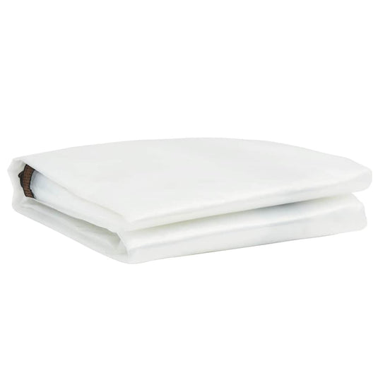 Vidaxl plantenafdekking met zeilringen 1x4 m polyethyleen