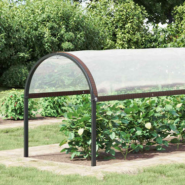 Vidaxl plantenafdekking met zeilringen 2x6 m polyethyleen