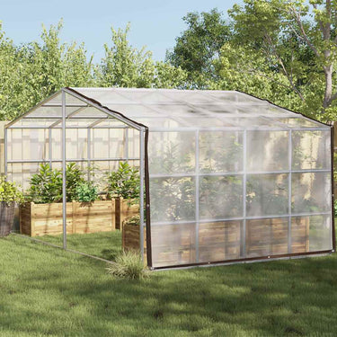 Vidaxl plantenafdekking met zeilringen 3x10 m polyethyleen