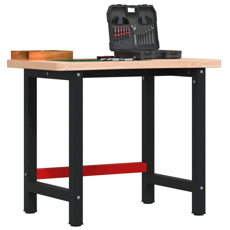 Load image into Gallery viewer, VidaXL Werkbank 100x(55-60)x83 cm massief beukenhout
