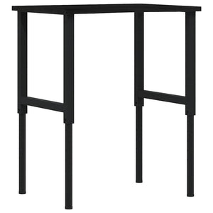 Vidaxl werkbank 80x60x(71,5-98) cm eikenhout donkerbruin