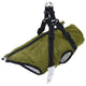 Vidaxl hondenjas met harnas waterdicht reflecterend legergroen l36