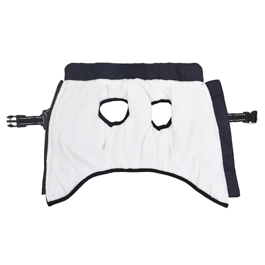 Vidaxl hondenjas met harnas waterdicht reflecterend marineblauw l32