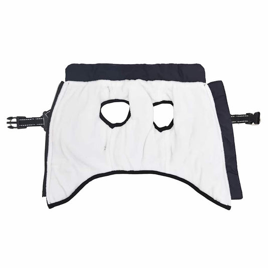 Vidaxl hondenjas met harnas waterdicht reflecterend marineblauw l36