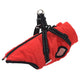 Vidaxl hondenjas met harnas waterdicht reflecterend rood l36