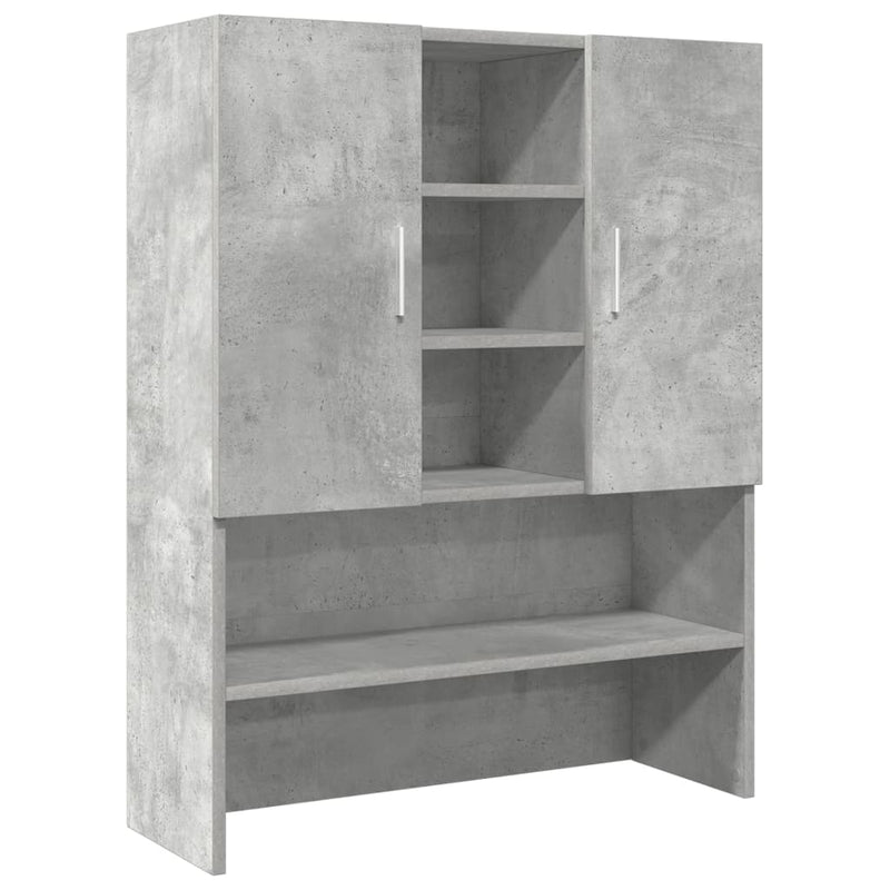 Afbeelding laden in galerijviewer, Vidaxl wasmachinekast 70,5x25,5x90 cm betongrijs
