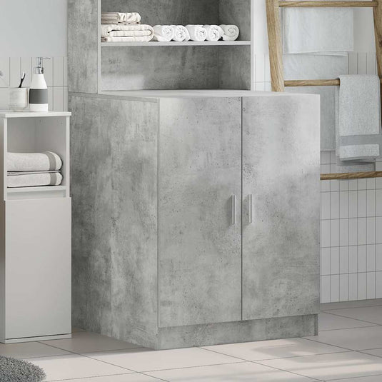 Vidaxl wasmachinekast 70,5x71,5x91,5 cm betongrijs