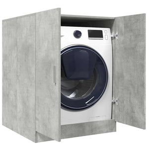 Vidaxl wasmachinekast 70,5x71,5x91,5 cm betongrijs
