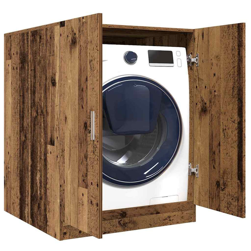 Load image into Gallery viewer, Vidaxl wasmachinekast 70,5x71,5x91,5 cm oud houtkleurig

