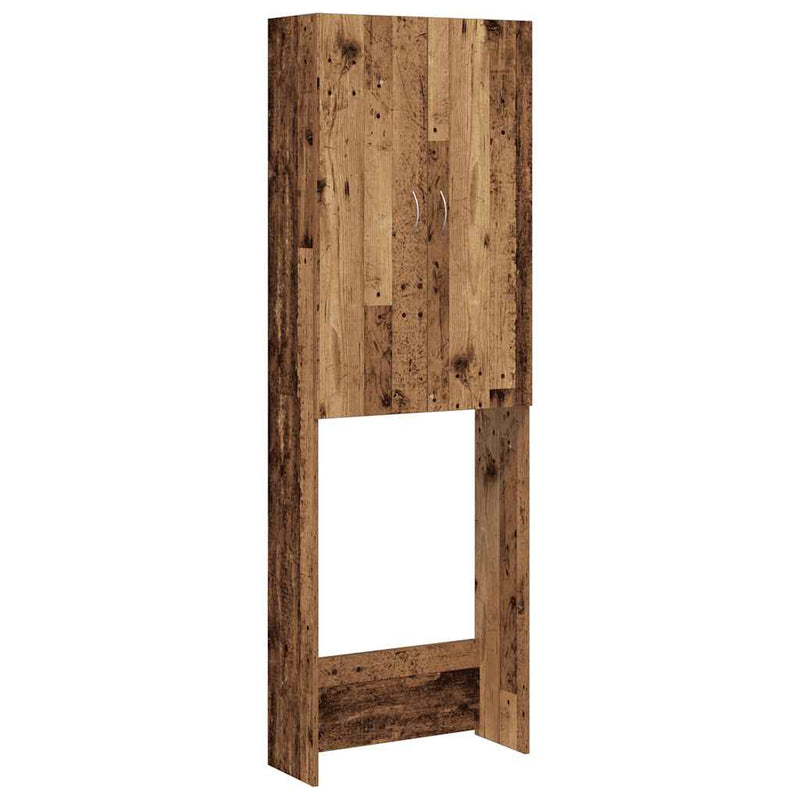 Load image into Gallery viewer, Vidaxl wasmachinekast 64x25,5x190 cm oud houtkleurig

