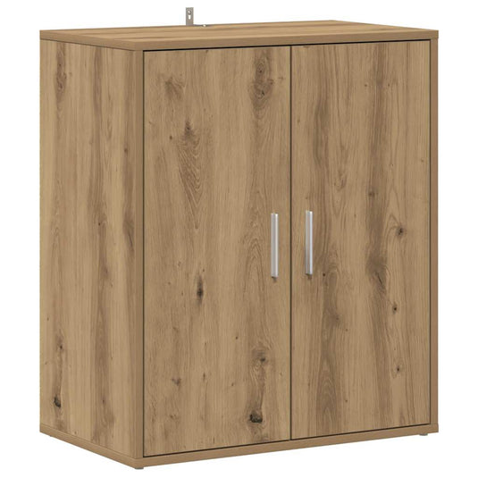 Vidaxl schoenenkast 60x35x70 cm bewerkt hout artisanaal eikenkleur