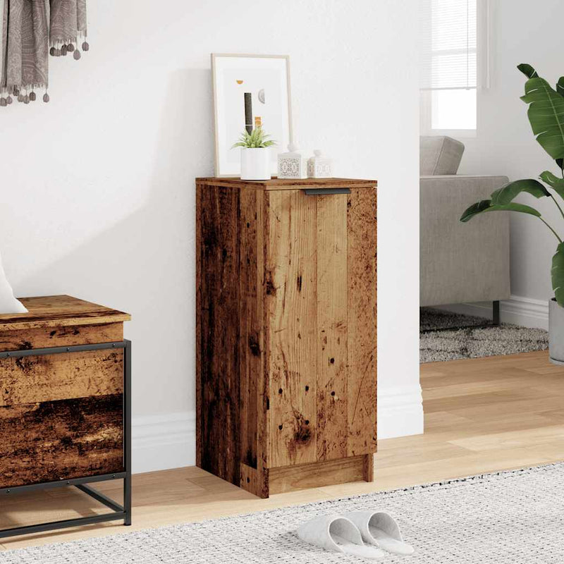 Chargez l'image dans la visionneuse de la galerie, Vidaxl schoenenkast 29,5x35x70 cm bewerkt hout oud houtkleurig
