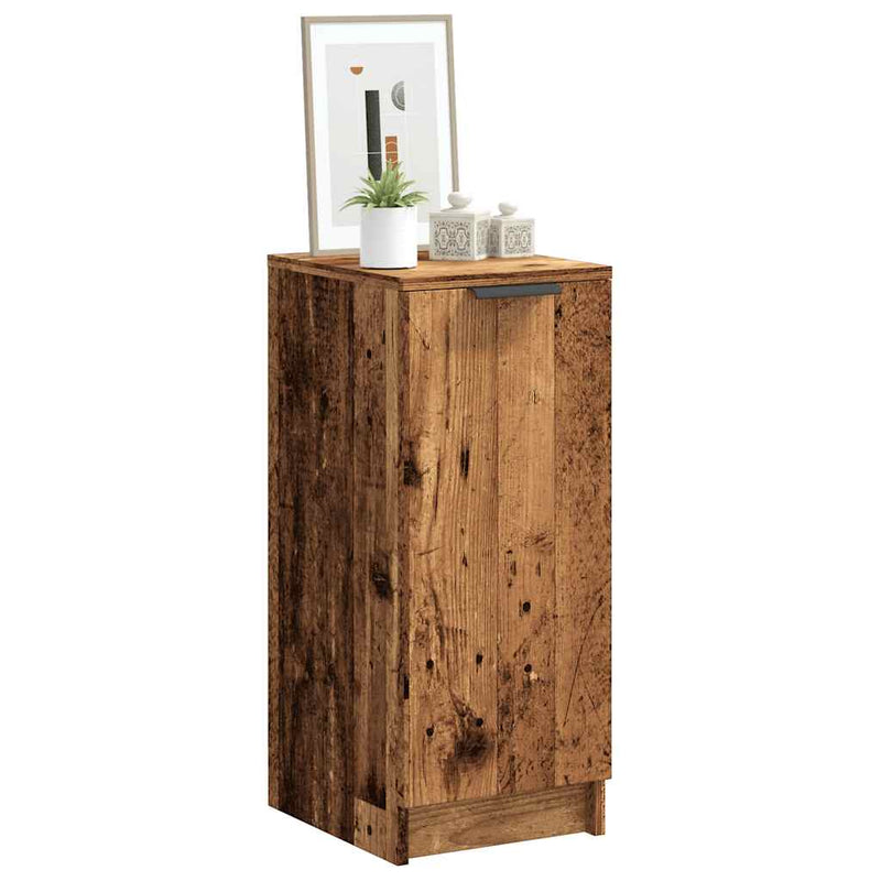Chargez l'image dans la visionneuse de la galerie, Vidaxl schoenenkast 29,5x35x70 cm bewerkt hout oud houtkleurig
