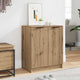 Vidaxl schoenenkast 59x35x70 cm bewerkt hout artisanaal eikenkleurig