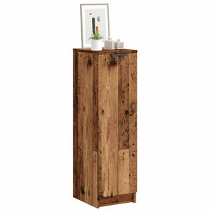 Vidaxl schoenenkast 29,5x35x100,5 cm bewerkt hout oud houtkleurig