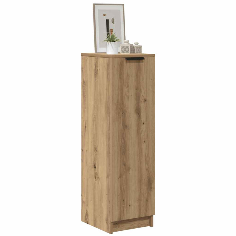Afbeelding laden in galerijviewer, Vidaxl schoenenkast 29,5x35x100,5 cm bewerkt hout artisanaal eiken

