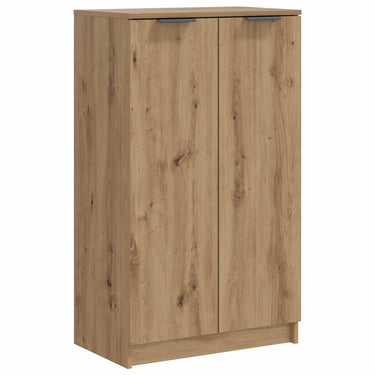 Vidaxl schoenenkast 59x35x100,5 cm bewerkt hout artisanaal eikenkleur