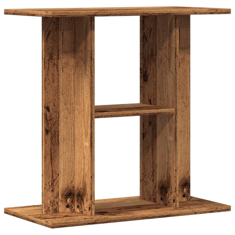 Vidaxl aquariumstandaard 60x30x60 cm bewerkt hout oud houtkleurig