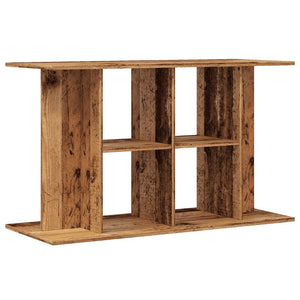 Vidaxl aquariumstandaard 100x40x60 cm bewerkt hout oud houtkleurig