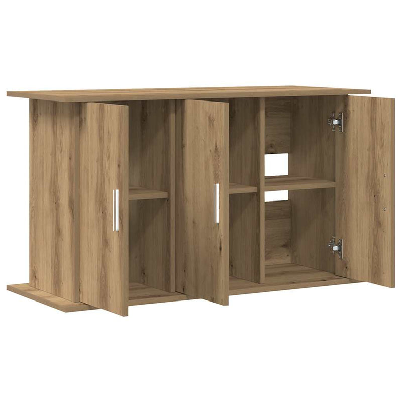 Afbeelding laden in galerijviewer, Vidaxl aquariumstandaard artisan eikenhout 101x41x58 cm bewerkt hout
