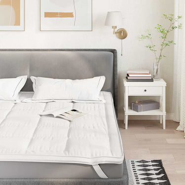 Vidaxl matrasbeschermer 100x220 cm wit
