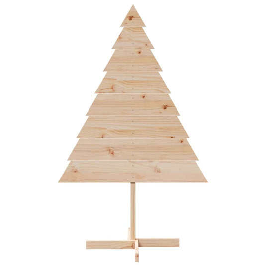 Vidaxl kerstdecoratie kerstboom 150 cm massief hout