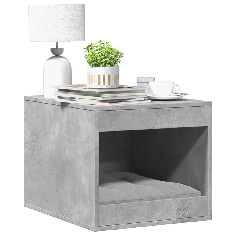 Load image into Gallery viewer, Vidaxl kattenbakkast 47x59x42 cm bewerkt hout betongrijs
