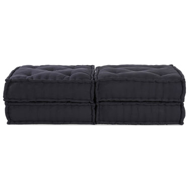 Vidaxl modulair bank 2 pcs antraciet 140 x 70 x 36 cm stof