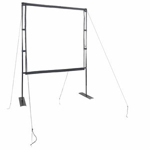 Vidaxl projectiescherm met statieven 89 inch 1:1