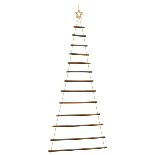 Vidaxl hangende kerstboom met topster 86x180 cm natuurlijke tak