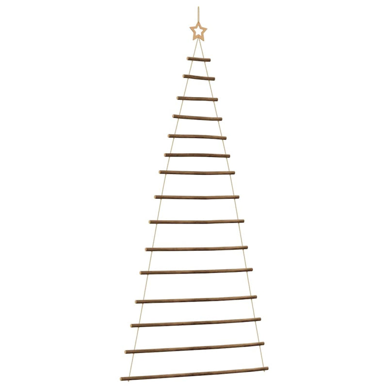 Chargez l'image dans la visionneuse de la galerie, Vidaxl hangende kerstboom met topster 100x210 cm natuurlijke tak
