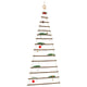 Vidaxl hangende kerstboom met topster 100x210 cm natuurlijke tak