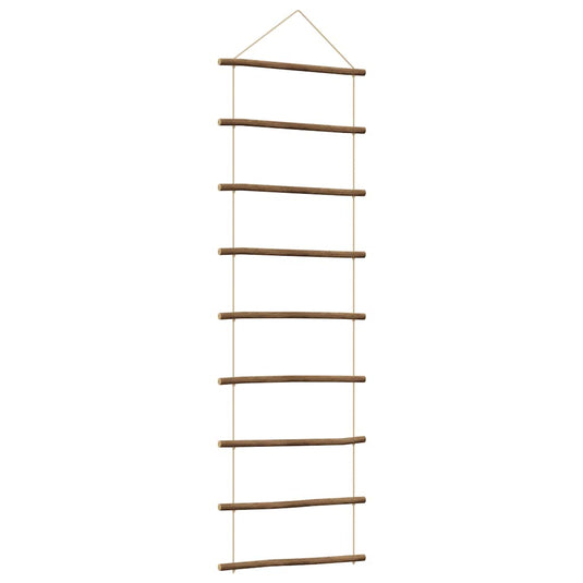 Vidaxl wanddecoratie laddervormig 50x150 cm naturel tak