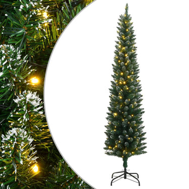 Vidaxl kunstkerstboom smal met 150 led's 150 cm