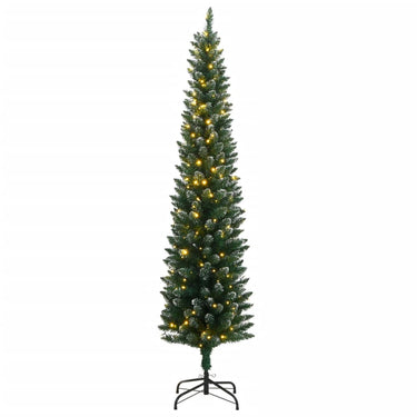 Vidaxl kunstkerstboom smal met 150 led's 150 cm