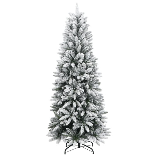 Vidaxl kunstkerstboom met 300 led's en sneeuw 240 cm