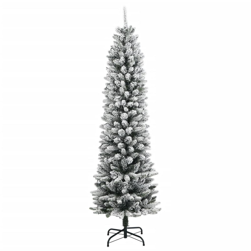 Afbeelding laden in galerijviewer, Vidaxl kunstkerstboom met 150 led's en sneeuw 150 cm
