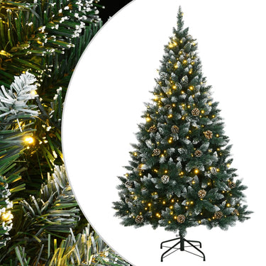 Vidaxl kunstkerstboom met 300 led's 210 cm