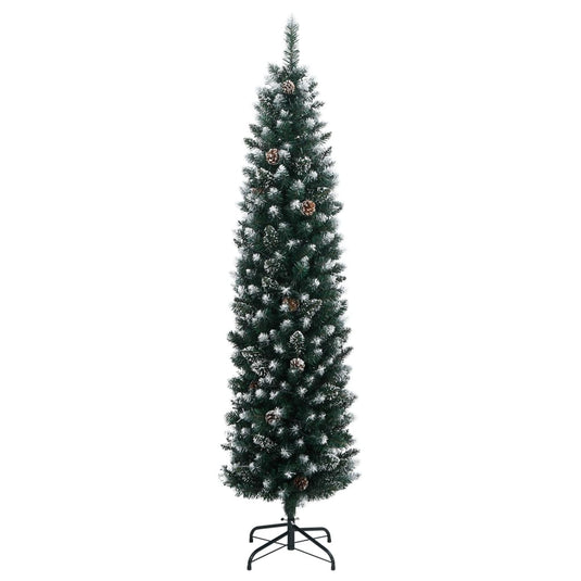 Vidaxl kunstkerstboom smal met 150 led's 150 cm