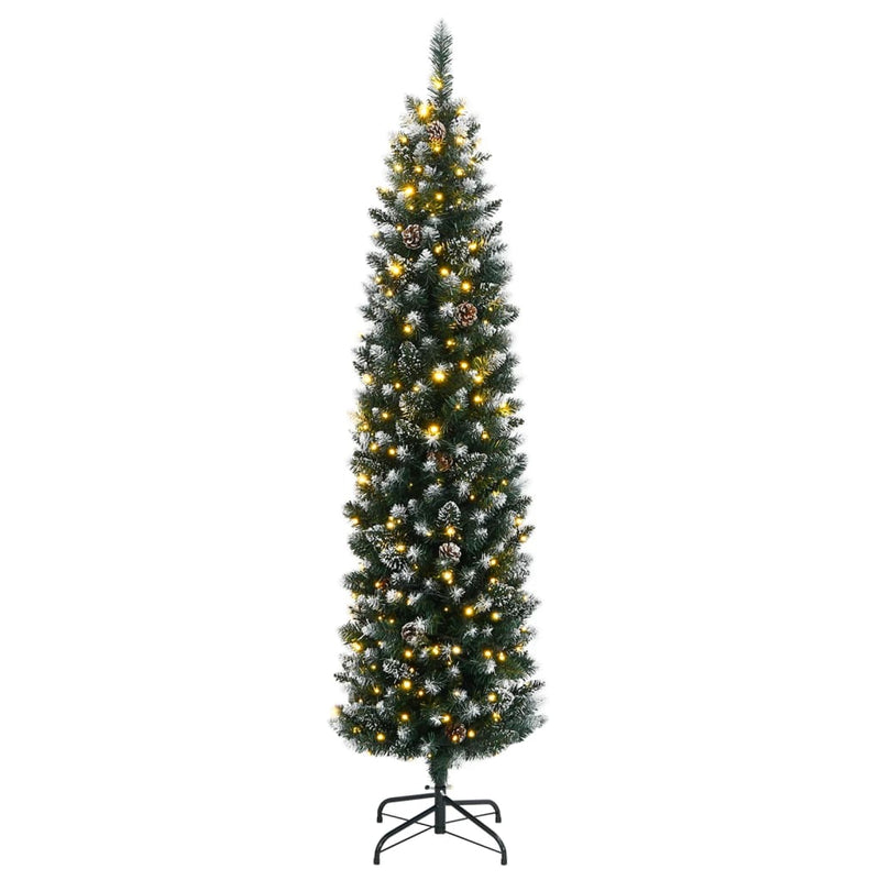 Load image into Gallery viewer, Vidaxl kunstkerstboom smal met 150 led's 150 cm
