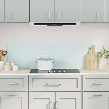 Vidaxl spatschermen keuken 2 st 70x40 cm gehard glas wit
