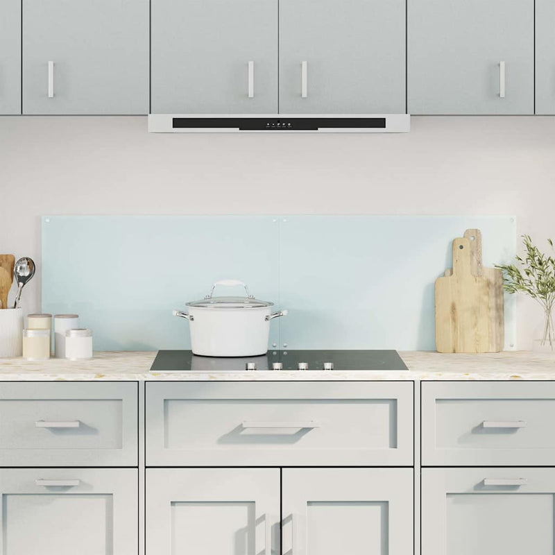 Load image into Gallery viewer, Vidaxl spatschermen keuken 2 st 70x40 cm gehard glas wit
