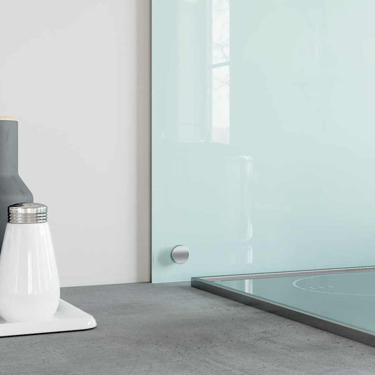 Vidaxl spatschermen keuken 2 st 70x50 cm gehard glas wit