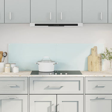 Vidaxl spatschermen keuken 2 st 70x60 cm gehard glas wit