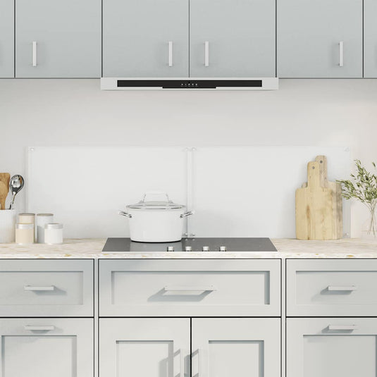 Vidaxl spatschermen keuken 2 st 70x40 cm gehard glas transparant