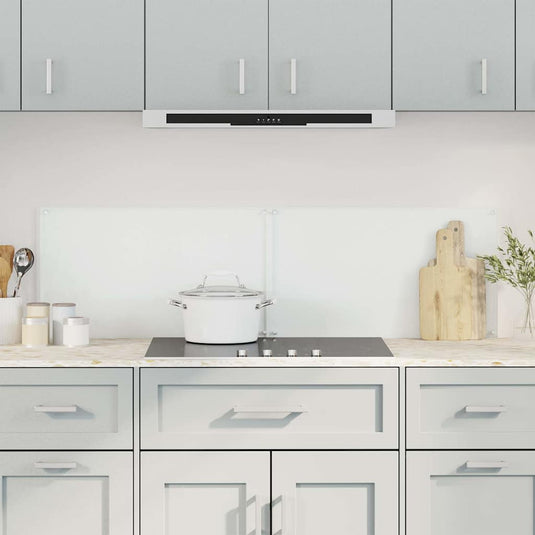 Vidaxl spatschermen keuken 2 st 70x50 cm gehard glas transparant