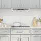 Vidaxl spatschermen keuken 2 st 70x50 cm gehard glas transparant