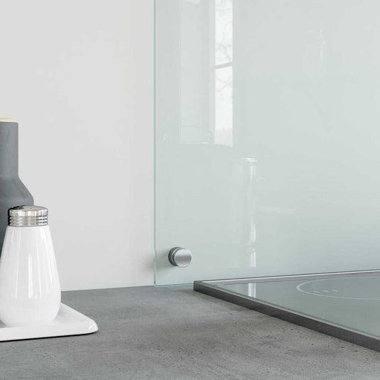 VidaXL Spatschermen keuken 2 st 80x40 cm gehard glas transparant