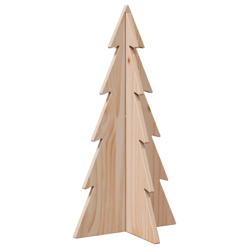 Load image into Gallery viewer, Vidaxl kerstdecoratie kerstboom 59,5 cm massief grenenhout
